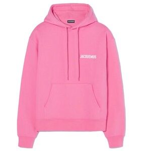 JACQUEMUS sweatshirt hoodie in pink